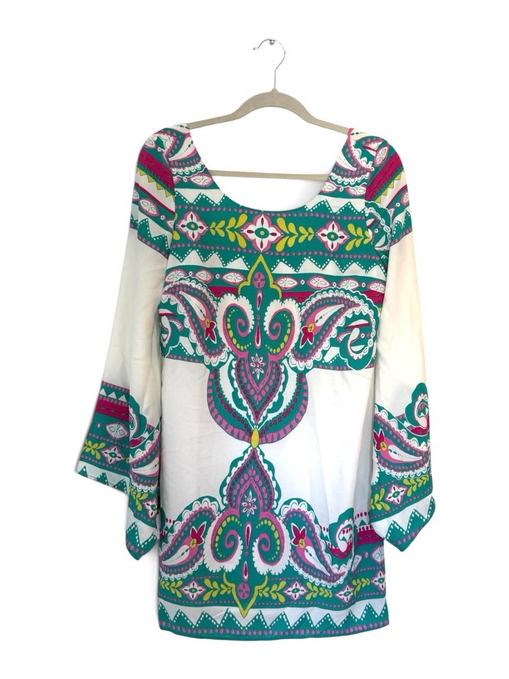 🌟 Love Zoe Boho Tunic Dress - Vibrant Paisley Perfection
